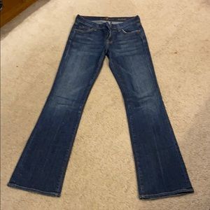 Seven for All Mankind indigo Bootcut jeans 26